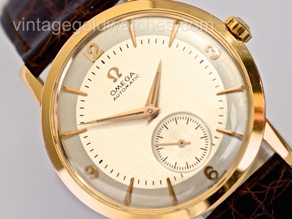 Omega Automatic, 18K Rose Gold, Two Tone Dial 1958 - Sorry Now Sold ...