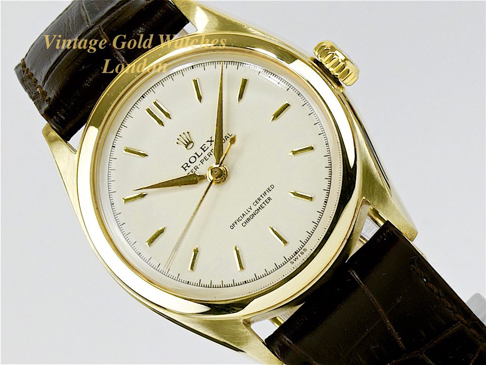Rolex Oyster Perpetual Bubble Back 10K 