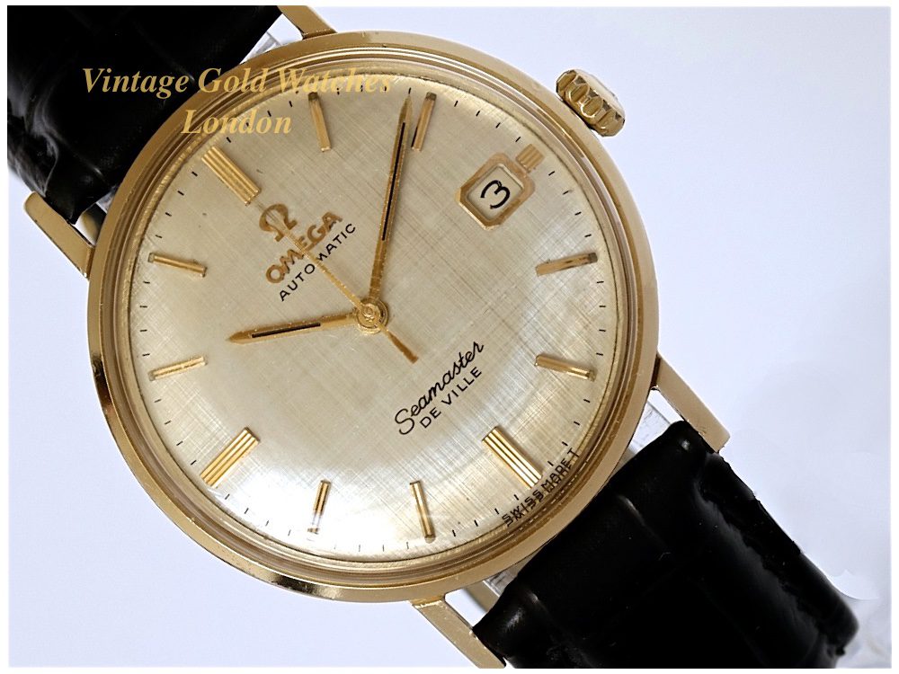 Vintage Omega Seamaster Deville Automatic Gold | atelier-yuwa.ciao.jp