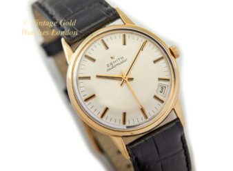 Vintage Zenith 18ct Gold Watch 1966-2