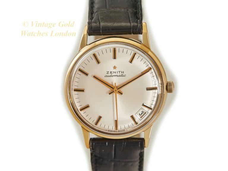 Zenith Calibre 2542 Automatic 18ct 1966 | Vintage Gold Watches