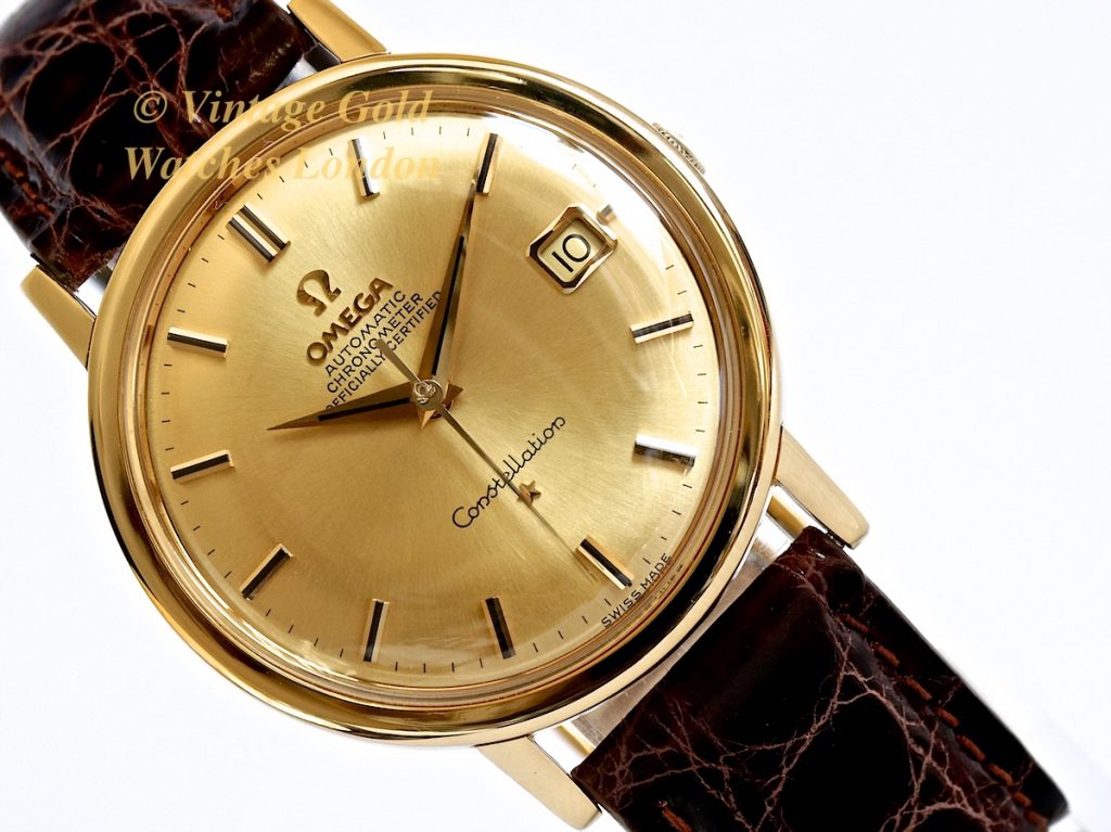 Omega Constellation 18K Gold Dial 1964 | Vintage Gold Watches