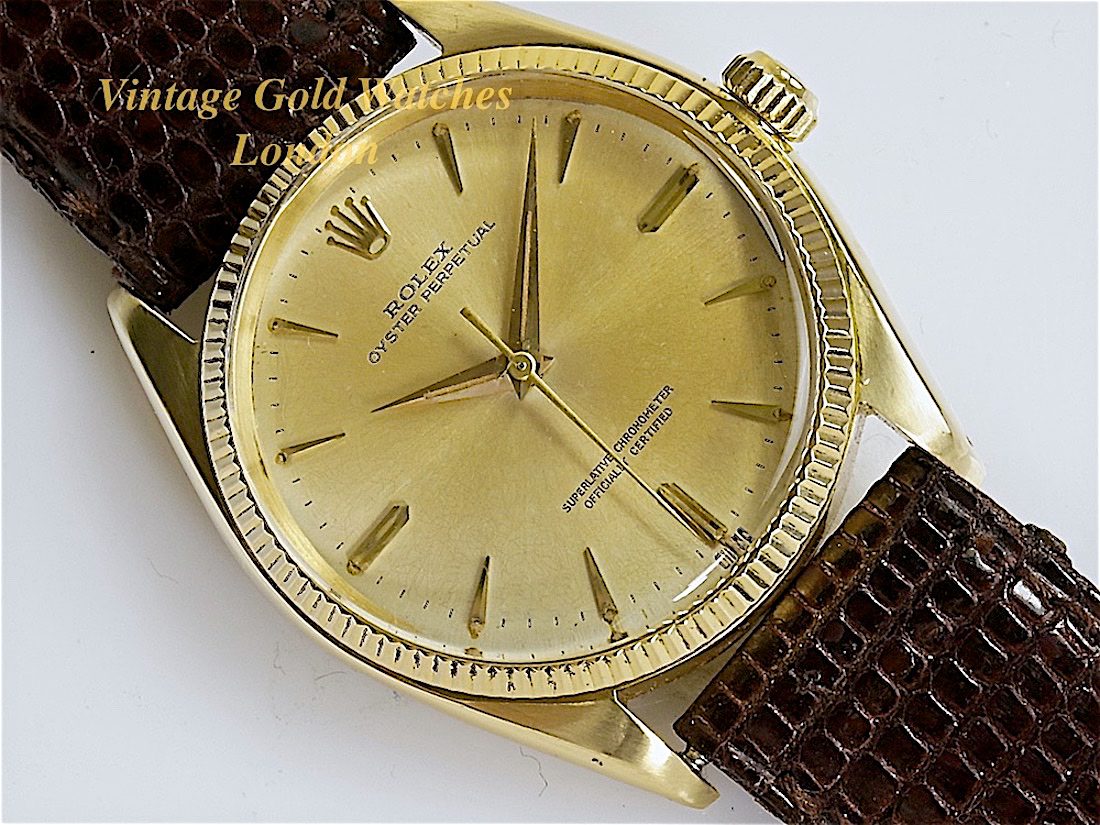 vintage gold rolex oyster perpetual