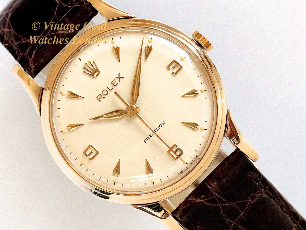Rolex Precision 9K 32mm 1961 Ladies Watch | Vintage Gold Watches