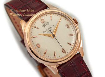 Vintage Jaeger-LeCoultre Powermatic 18ct Pink Gold Watch 1956-3