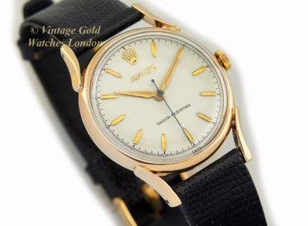 Vintage Rolex 9ct Gold Watch 1955-17