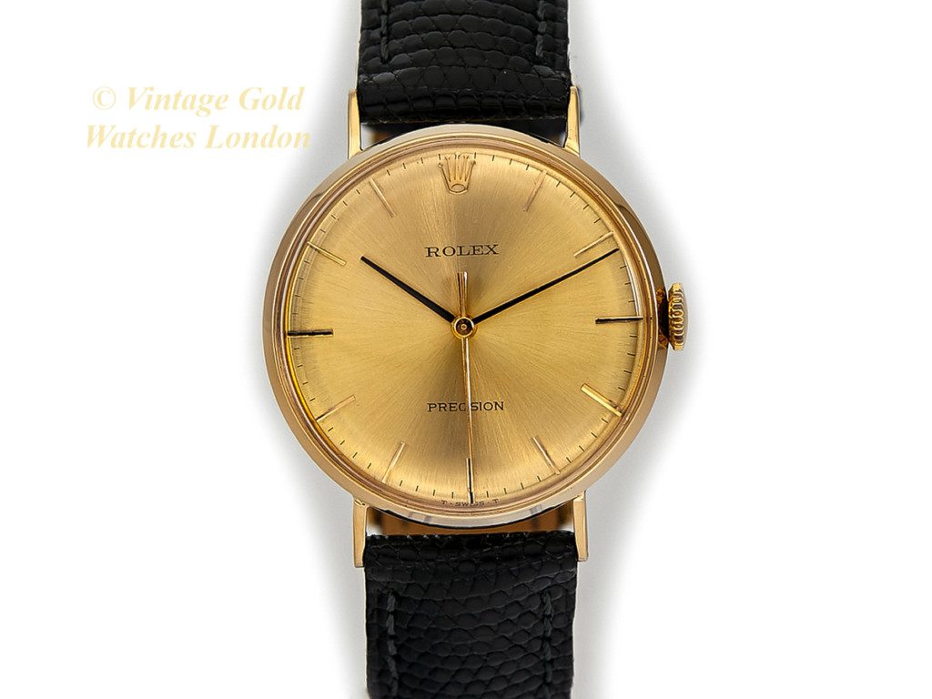 Rolex Precision 9ct, Gold Dial, 1971 | Vintage Gold Watches