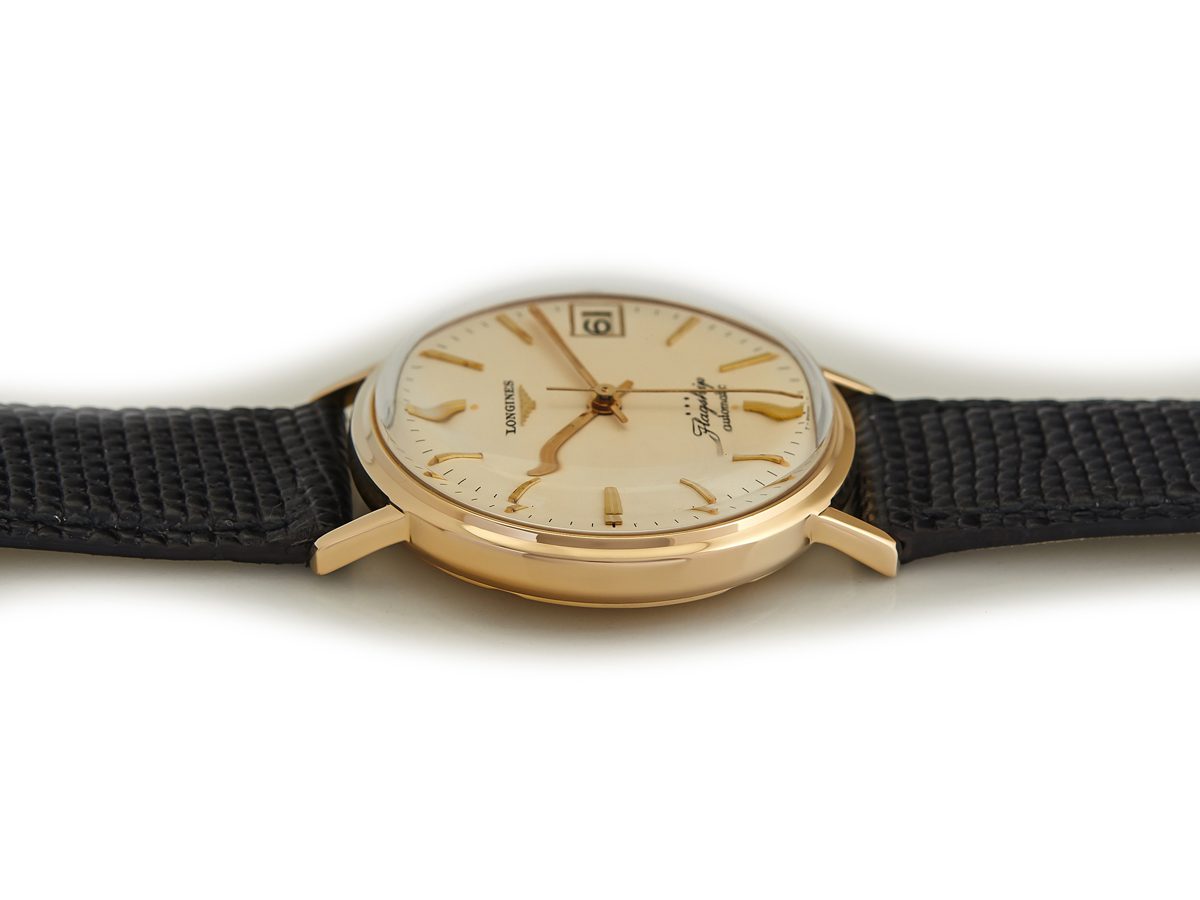 Longines Flagship Cal.345 Date 9ct 1966 Vintage Gold Watches