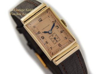 Vintage Longines 14ct Gold Watch 1937-2