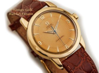 Vintage Omega Seamaster 18ct Gold Watch 1958-27