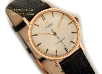 Vintage Omega Seamaster 18ct Pink Gold Watch 1962-1