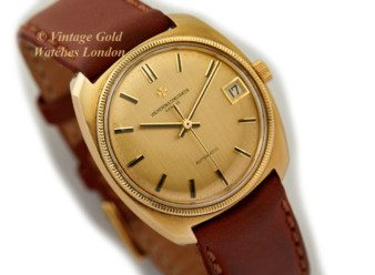 Vintage Vacheron Contantin Gold Dial 18ct Gold Watch 1981-2