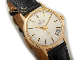 Vintage Zenith 18ct Gold Watch 1971-11