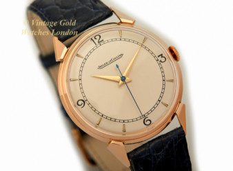 Vintage Jaeger-LeCoultre 18ct Pink Gold Watch 1944-10