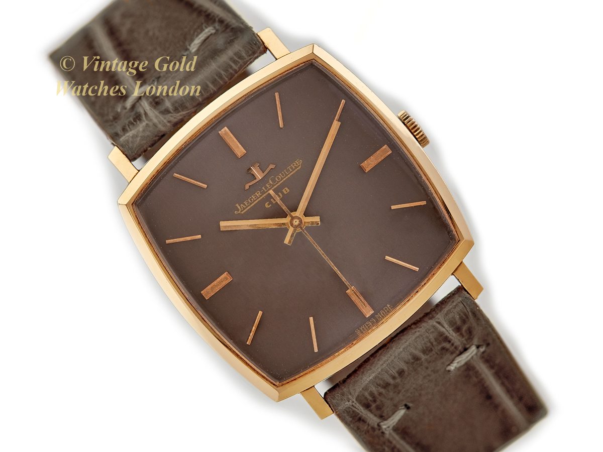 Jaeger LeCoultre Club Cal.1900 18ct 1970 Vintage Gold Watches