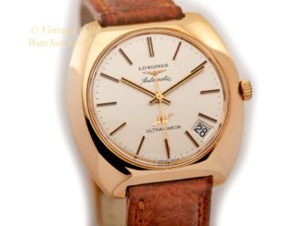 Vintage Longines Ultra-Chron Automatic 18ct Gold Watch 1971 – L991-2