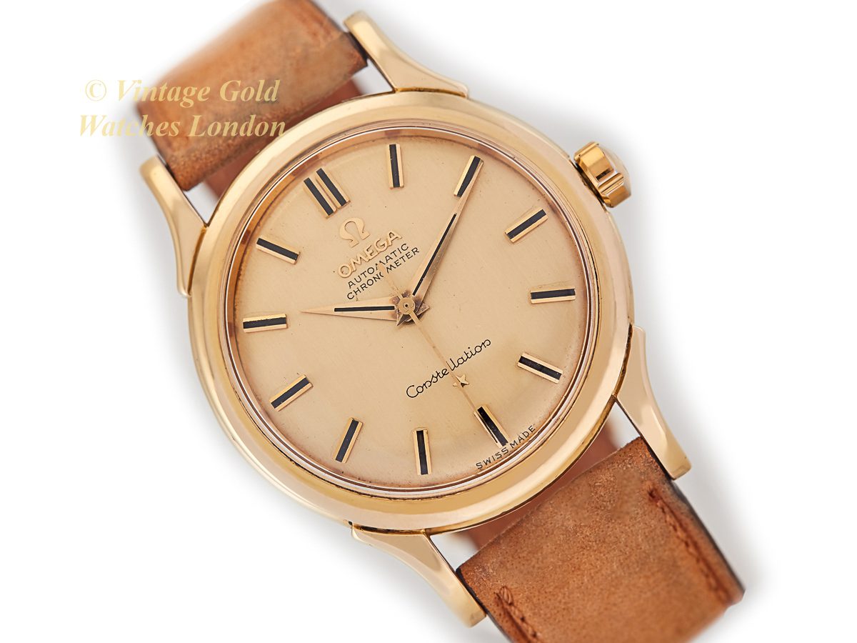 Omega Constellation Cal 505 18ct 1957 Vintage Gold Watches