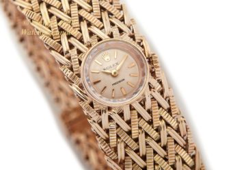 Vintage Rolex Ladies Cocktail Watch 9ct Gold – R1035-10