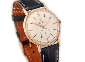 Vintage Rolex Precision Metropolitan 14ct Gold Watch 1953 – R982-2