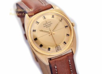 Vintage Zenith Stellina Date Automatic 18ct Gold Watch – Z981-10