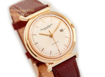 Vintage IWC Date Automatic 18ct Gold Watch Flying Lugs 1958 – IWC1101-10