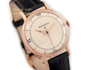 Vintage Jaeger-LeCoultre 18ct Pink Gold Watch 1943 – JLC1085-2