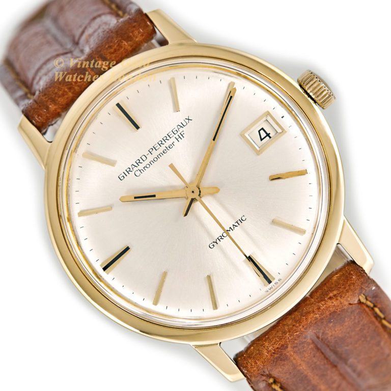 Girard Perregaux Chronometer HF Gyromatic 18ct 1967 | Vintage Gold Watches