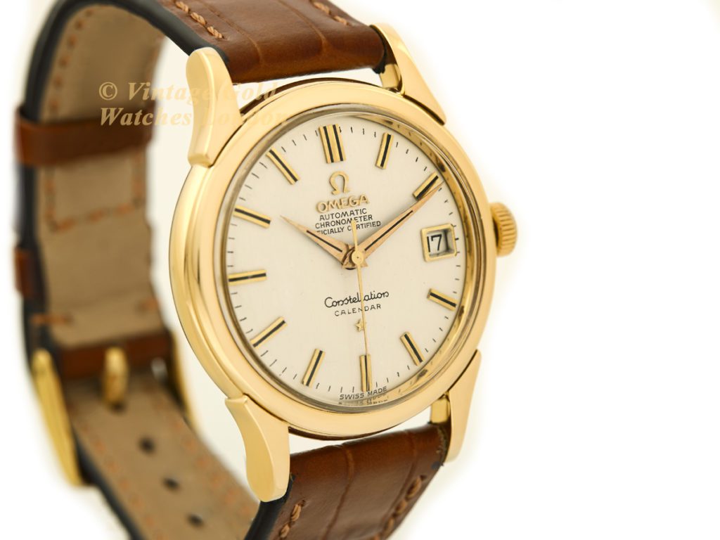 Omega Constellation Calendar Cal.504 18ct 1959 Vintage Gold Watches