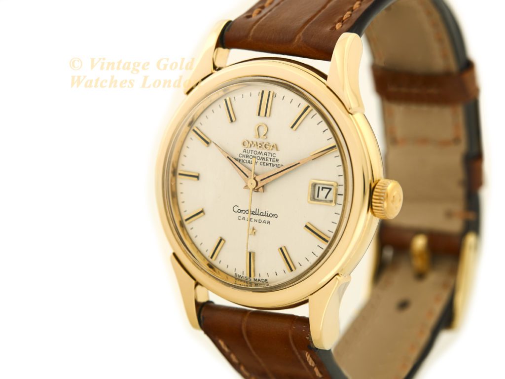 Omega Constellation Calendar Cal.504 18ct 1959 Vintage Gold Watches