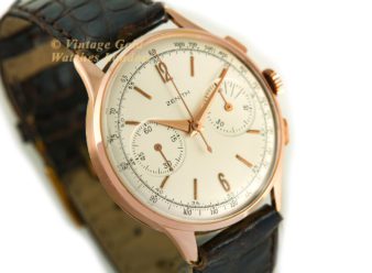 Z1202 Zenith Chrono 18ct Pink Gold 1954Automatic WM (2)