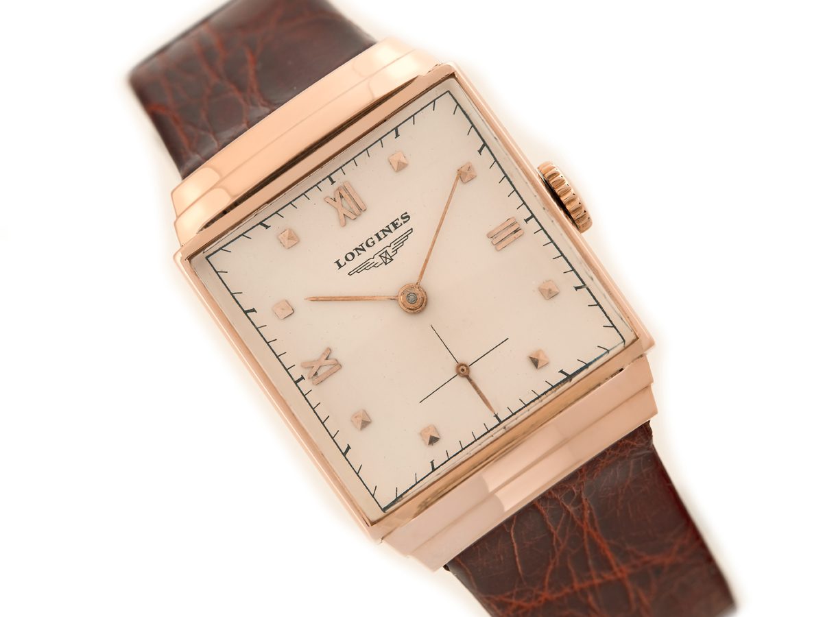 Longines Cal.23M 18ct Pink Gold 1938 Vintage Gold Watches