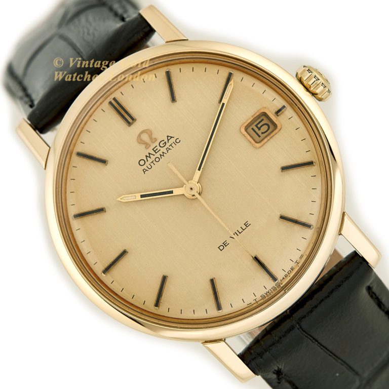 Omega Seamaster De Ville Cal.1012 9ct 1972 | Vintage Gold Watches