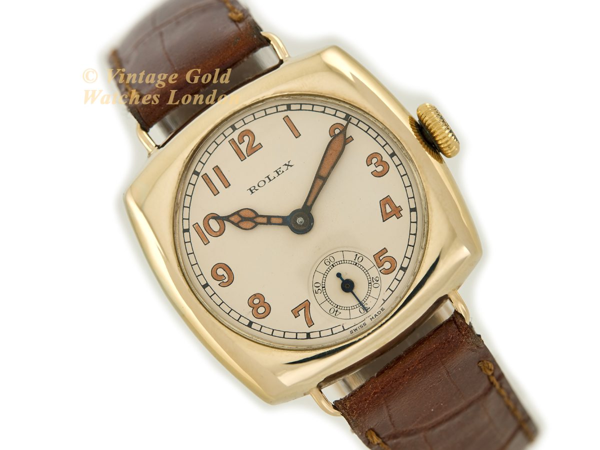 Rolex Cushion 9ct Cal.11 Ligne 1929