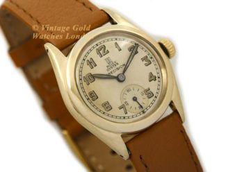 R1247 Rolex Oyster Precision Sub Dial 1950 10ct Gold_2 wm