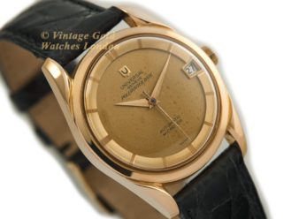 UG1275 Universal Geneve Polerouter Date Automatic c1961 18ct Pink Gold_1 wm