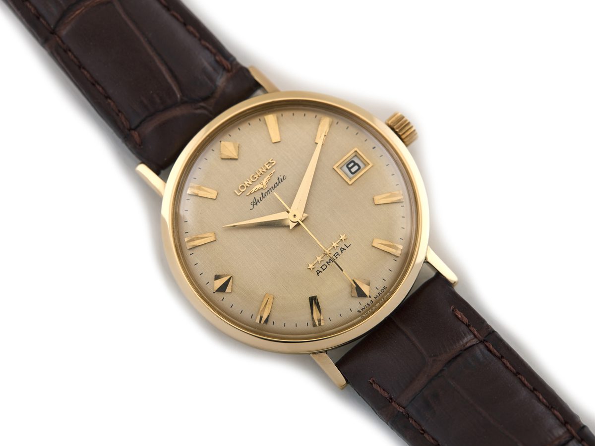 Longines Admiral Cal.506 18ct 1974 Vintage Gold Watches