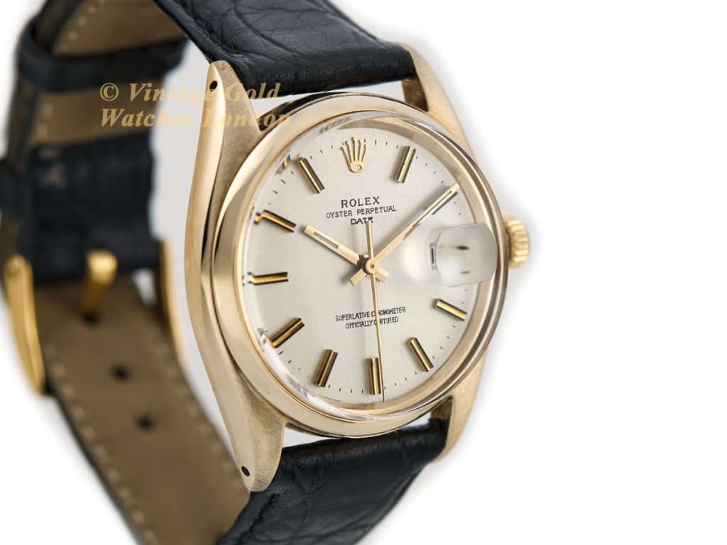 Rolex Oyster Perpetual Date 9ct 1964 | Vintage Gold Watches