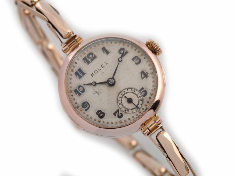 Ladies Rolex Cal.10½ Hunter 9ct Pink Gold 1928 | Vintage Gold Watches