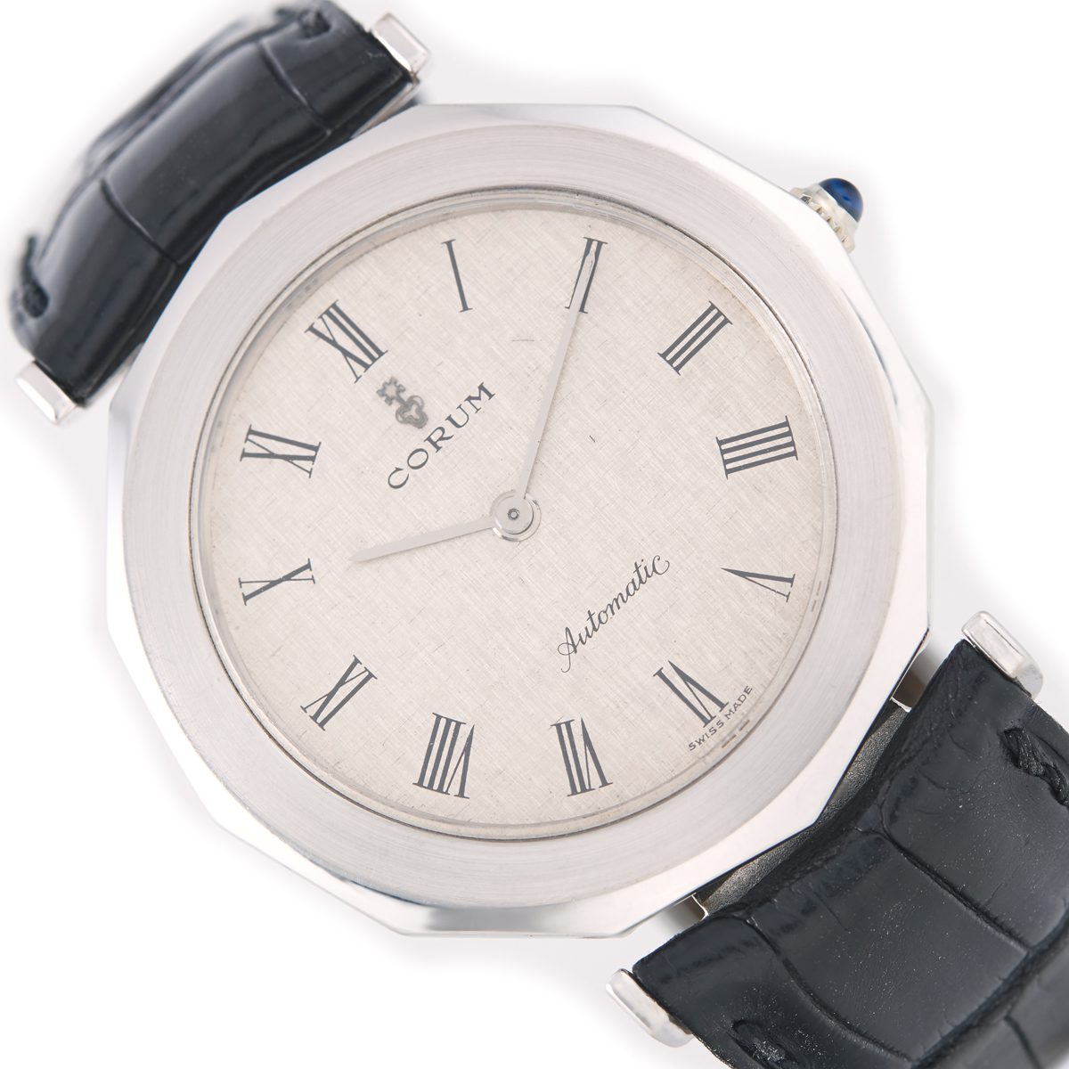 Corum Automatic Cal.37 18ct White Gold c1978 Vintage Gold Watches