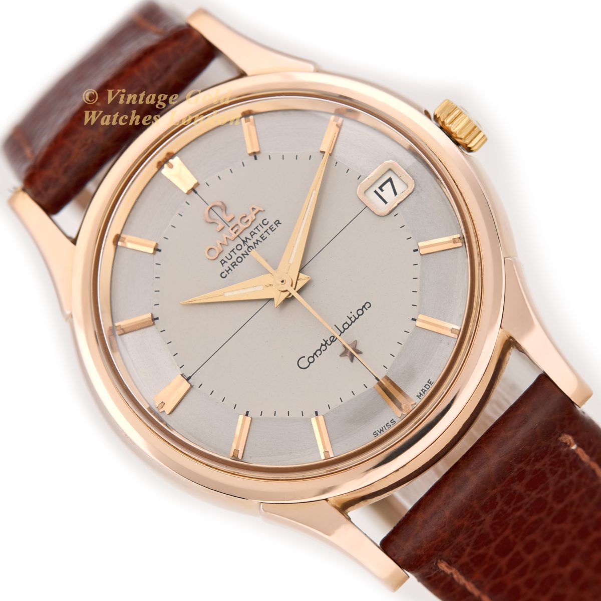 Omega constellation shop pink gold