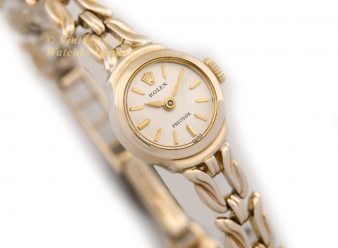 R1351 Rolex Ladies 9ct Gold with Gold Bracelet 10 WM