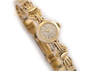 R1365 Rolex Ladies with Gold Rolex Coronet Bracelet 9 WM