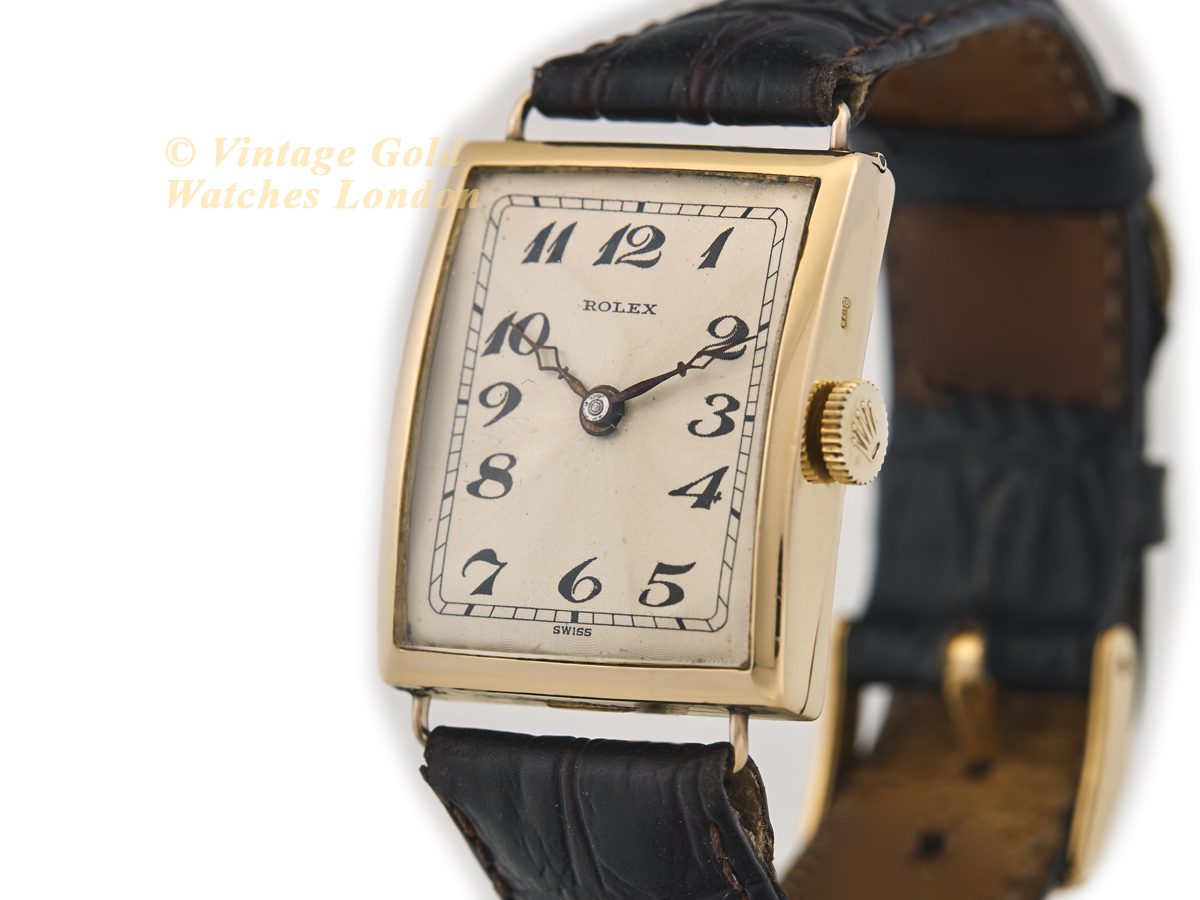 Rolex Model Ref.9256 18ct 1924 | Vintage Gold Watches