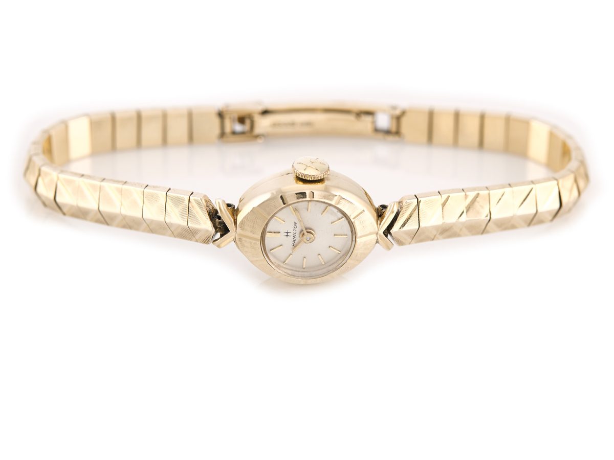 Ladies Hamilton Cocktail Cal.14 9ct 1966 | Vintage Gold Watches