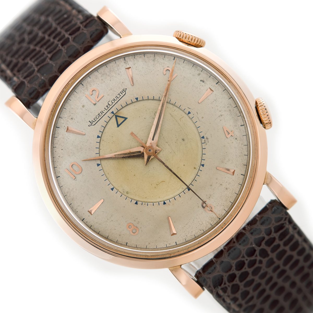 Jaeger LeCoultre Memovox Cal.P489 1 18ct Pink Gold 1951 1st Edition Vintage Gold Watches