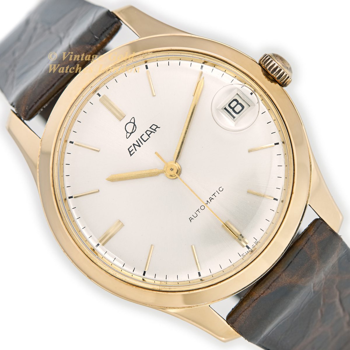 Enicar Automatic Cal.1035 18ct 1965