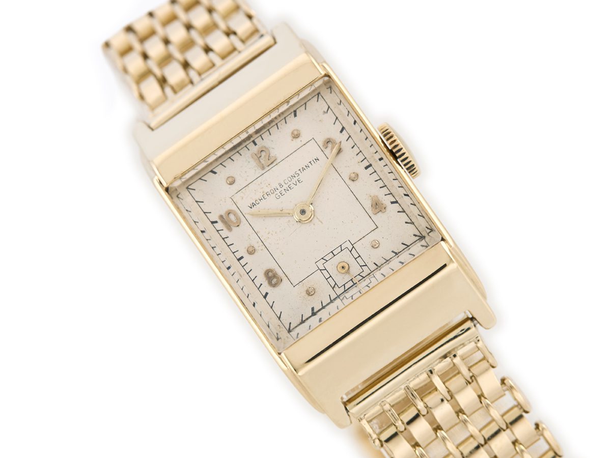 Vacheron Constantin Cal.458 18ct on XL V C 18ct Bracelet 1935