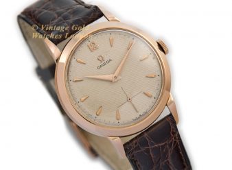 OM1491 Omega Sub Dial 1953 18ct Pink Gold 9 WM