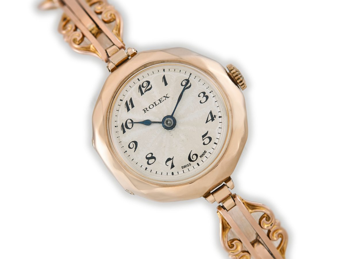 Ladies Rolex Model Ref.2429 9ct Pink Gold 1921