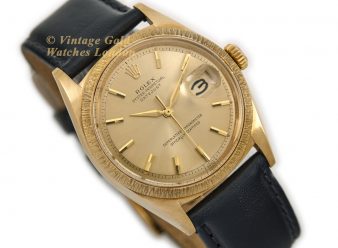 R1603 Rolex Oytser Perpetual DateJust 1958 18ct Gold 3 WM